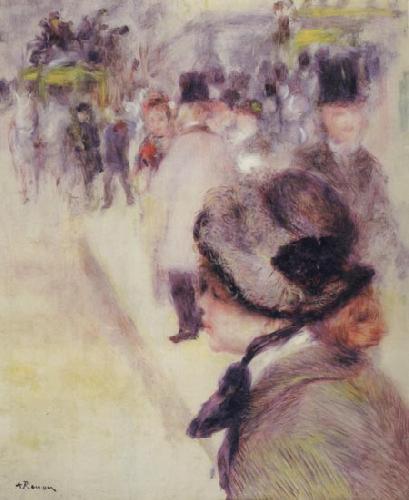 Pierre Renoir Place Clichy oil painting image